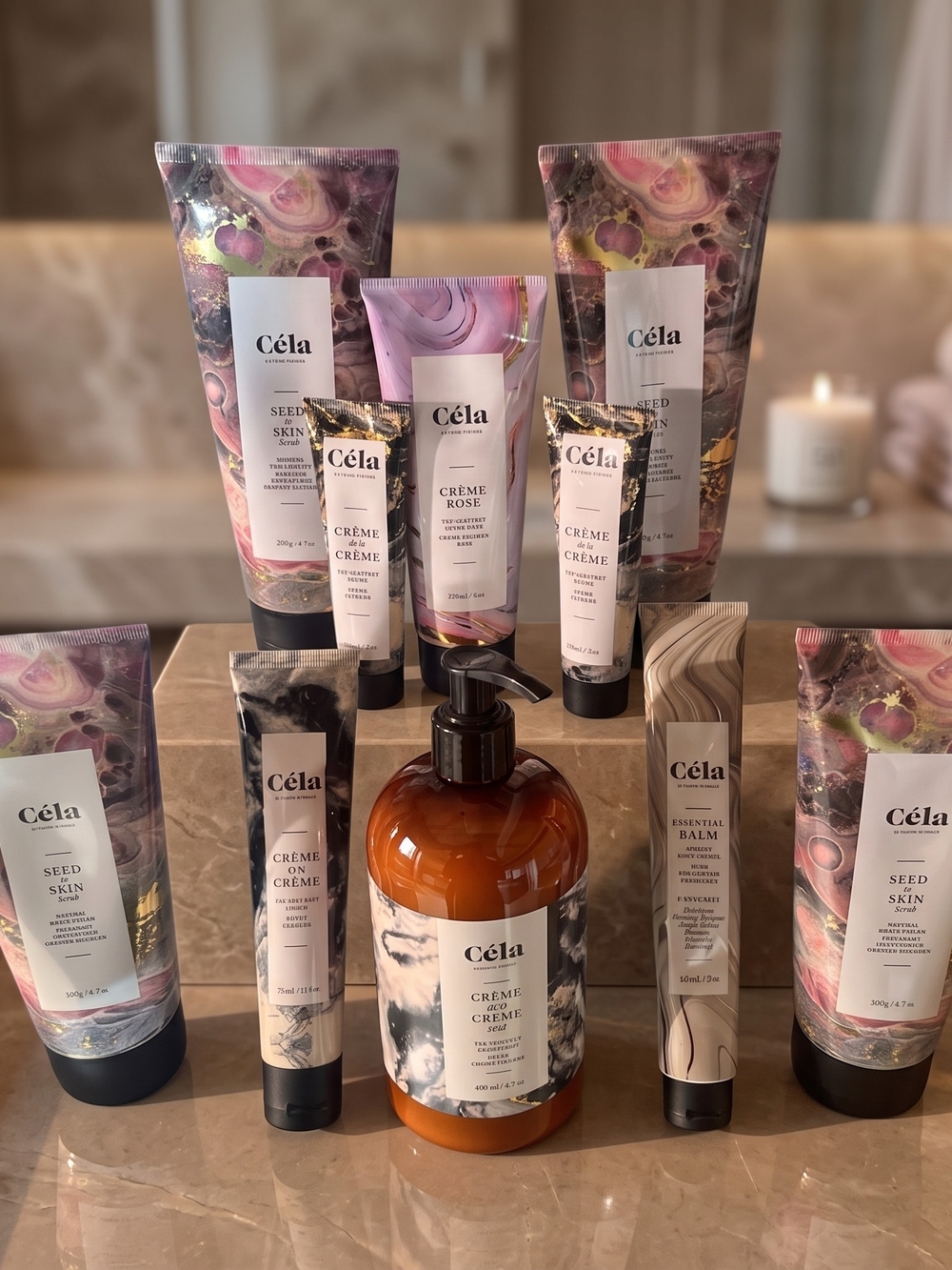 Céla Canadian Botanical Luxury Skincare Bundle (10 Pc Lot) - Brand New Sealed